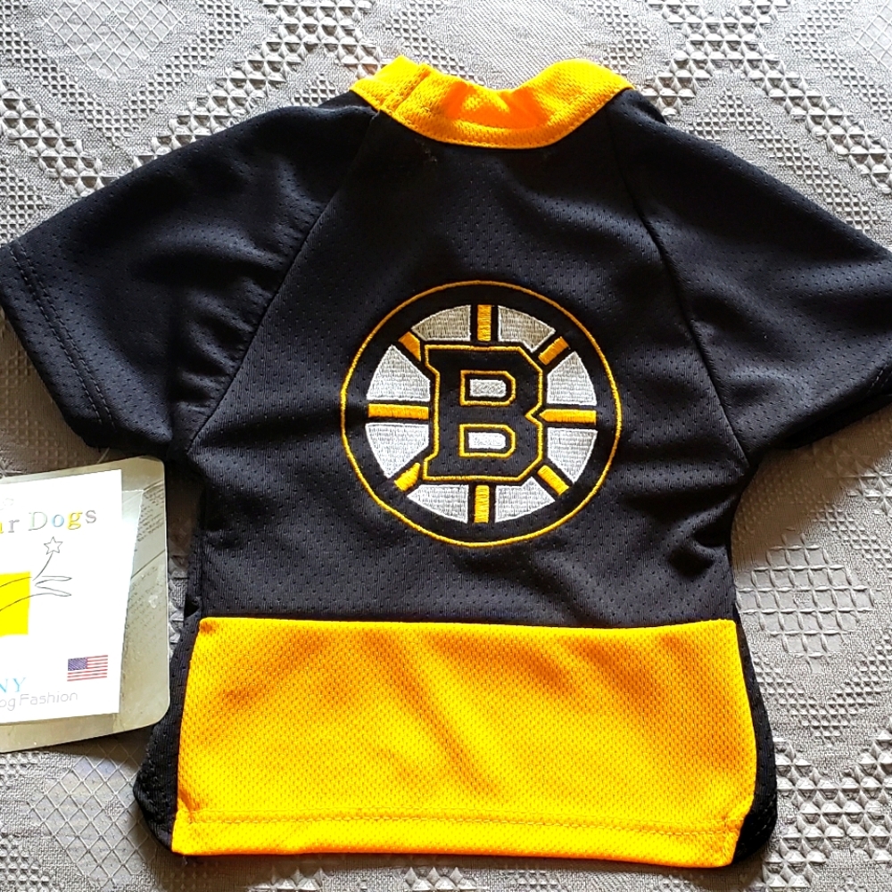 Brand new bruins jersey for tiny dog